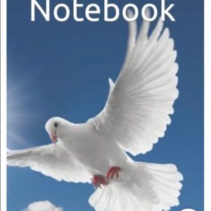 College ruled blank paper notebook